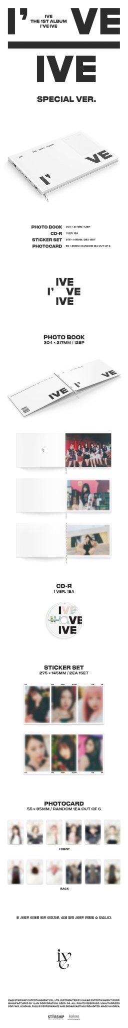 IVE 1st Full Album I've IVE (Special Version) – album ( / / ) | HobiEgo