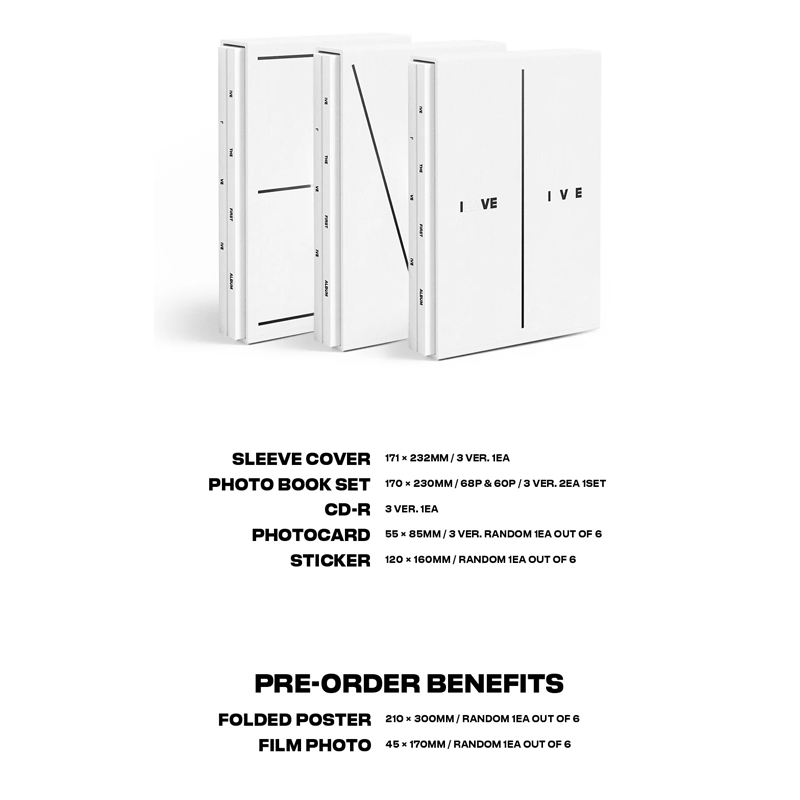 IVE 1st Full Album I've IVE – album (3 (E) / / ) | HobiEgo