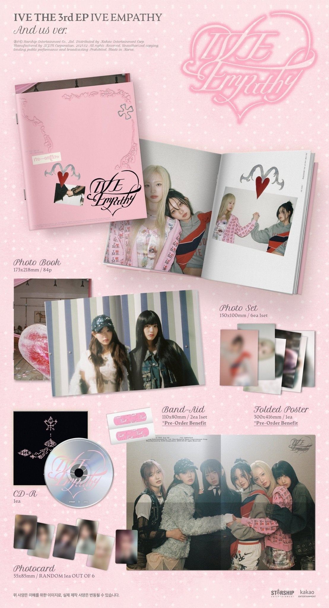 IVE 3rd EP Album IVE EMPATHY – album (And Us / / ) | HobiEgo