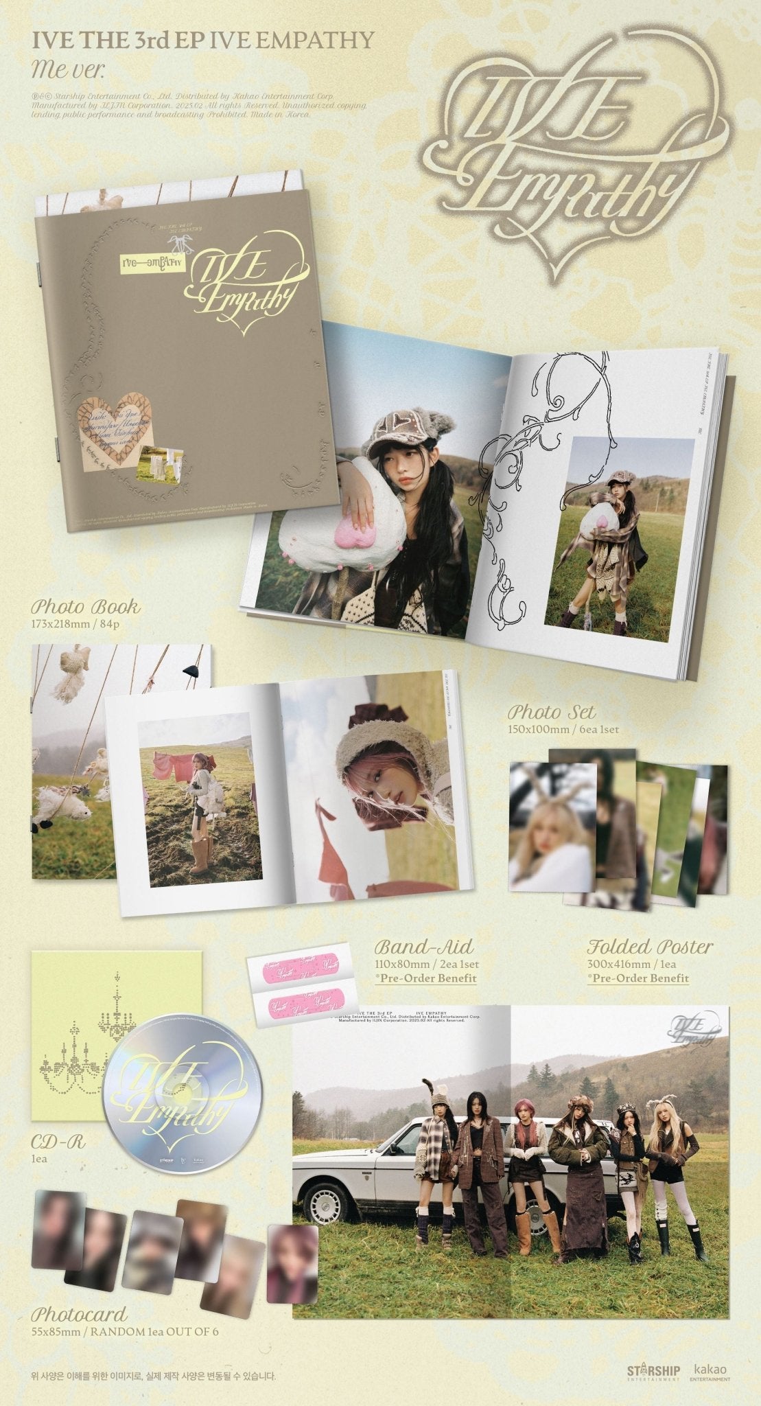 IVE 3rd EP Album IVE EMPATHY – album (Me / / ) | HobiEgo