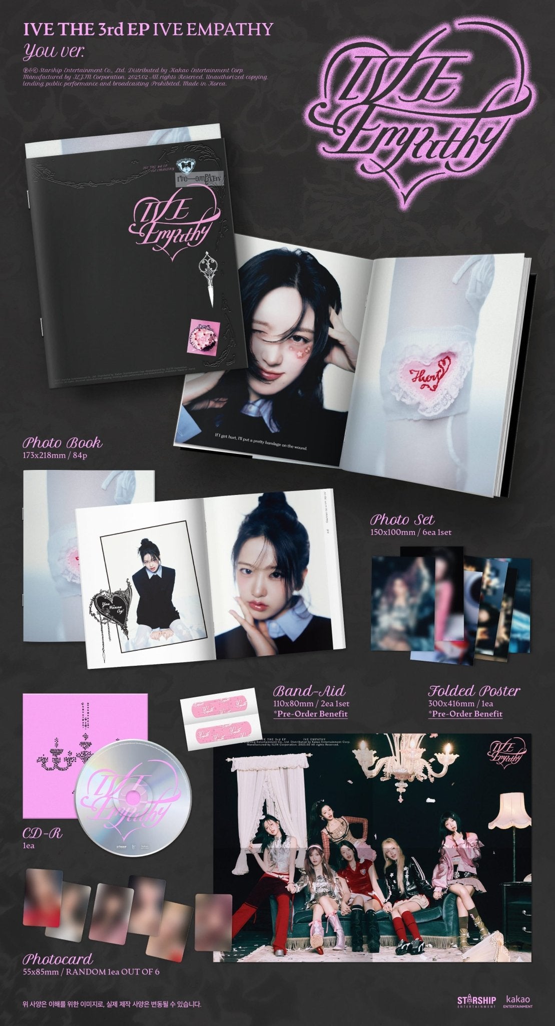 IVE 3rd EP Album IVE EMPATHY – album (You / / ) | HobiEgo