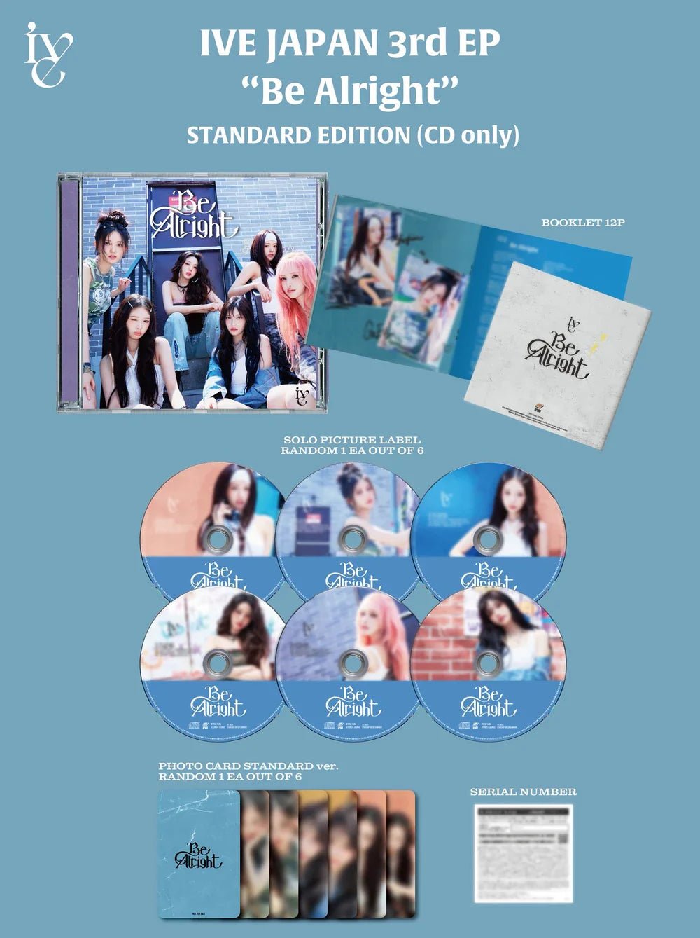 IVE 3rd Japanese EP Album Be Alright (Regular Edition) – album ( / / ) | HobiEgo