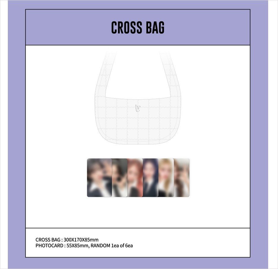 IVE SHOW WHAT I HAVE Cross Bag – Bags ( / / ) | HobiEgo