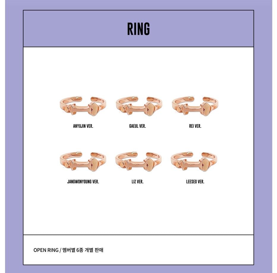 IVE SHOW WHAT I HAVE Ring – Jewellery (Yujin / / ) | HobiEgo