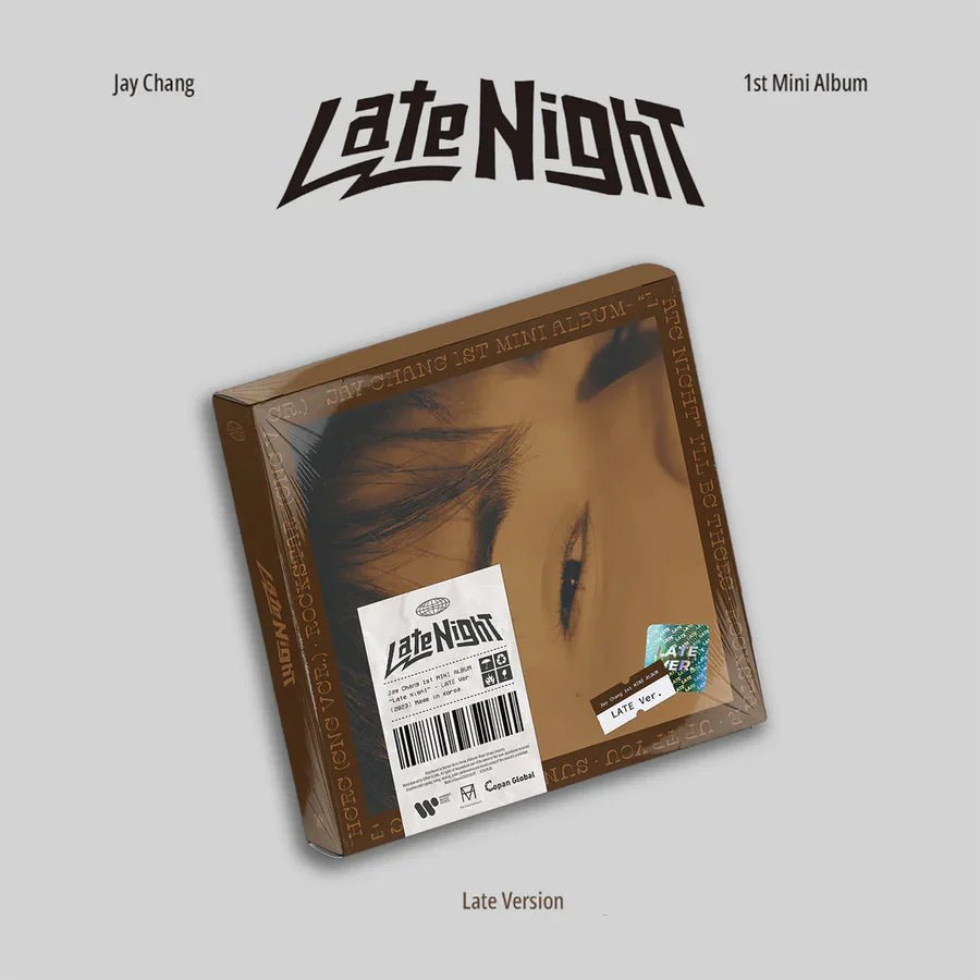 Jay Chang 1st Mini Album Late Night – album (Late (BROWN) / / ) | HobiEgo