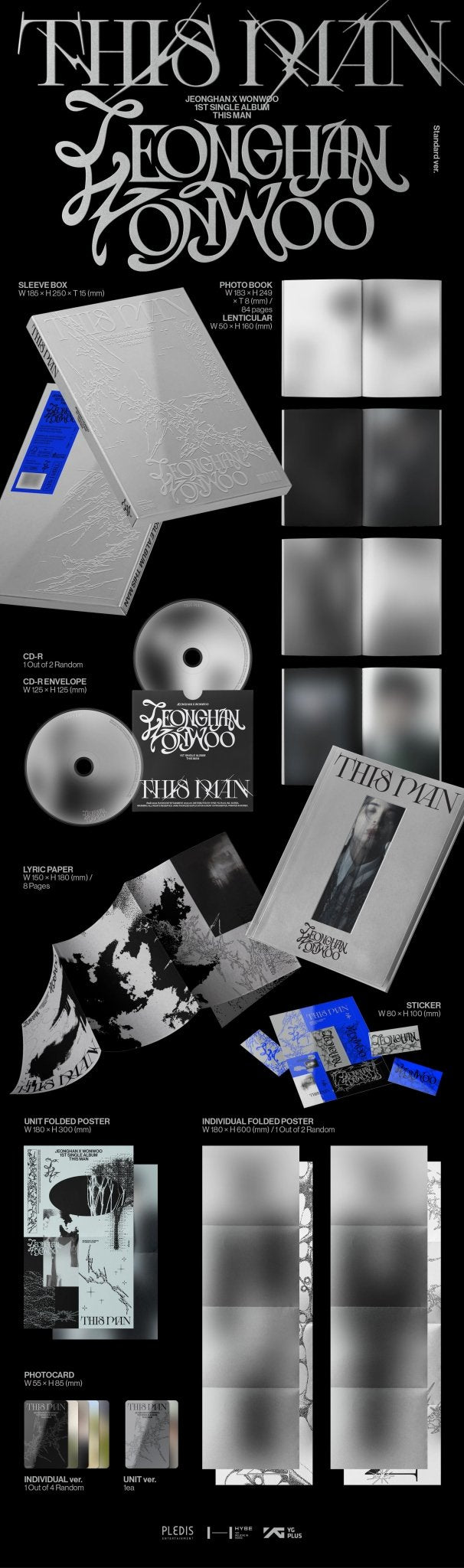 JEONGHAN X WONWOO (SEVENTEEN) 1st Single THIS MAN – album ( / / ) | HobiEgo