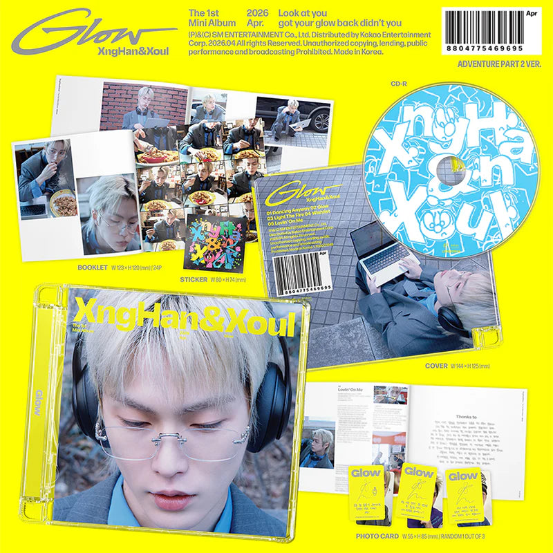 XngHan&Xoul 1st Mini Album Glow (Adventure Part 2 Version)