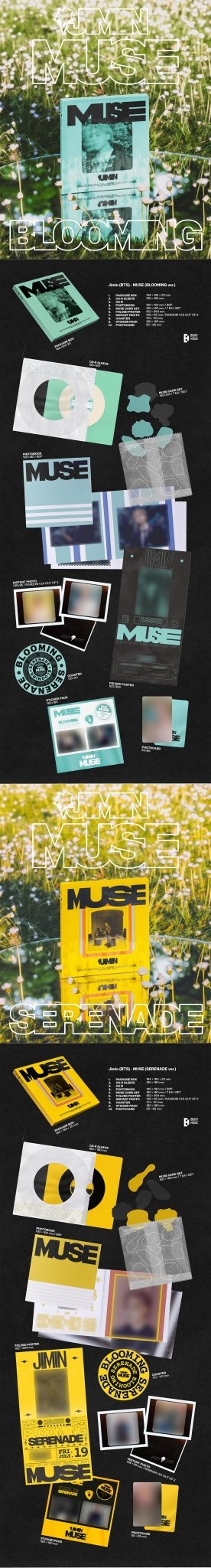 JIMIN (BTS) MUSE – album (BLOOMING (GREEN) / / ) | HobiEgo