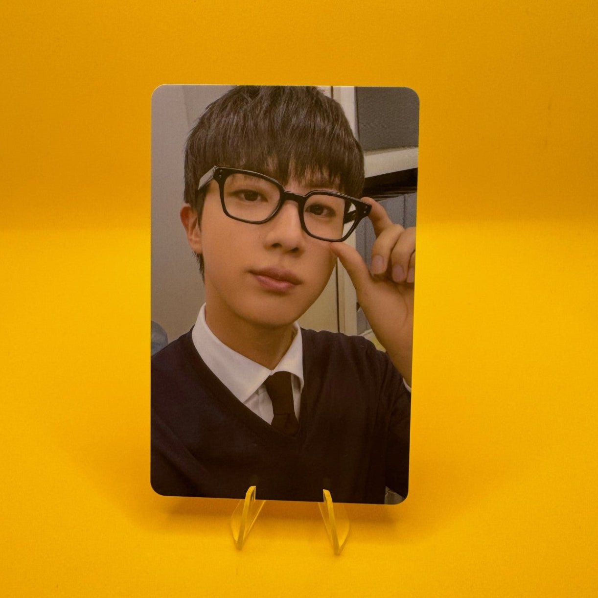 JIN 1st Solo Album HAPPY Weverse Photocards – Photocards (A / / ) | HobiEgo