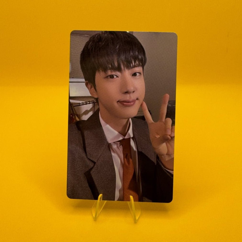 JIN 1st Solo Album HAPPY Weverse Photocards – Photocards (C / / ) | HobiEgo
