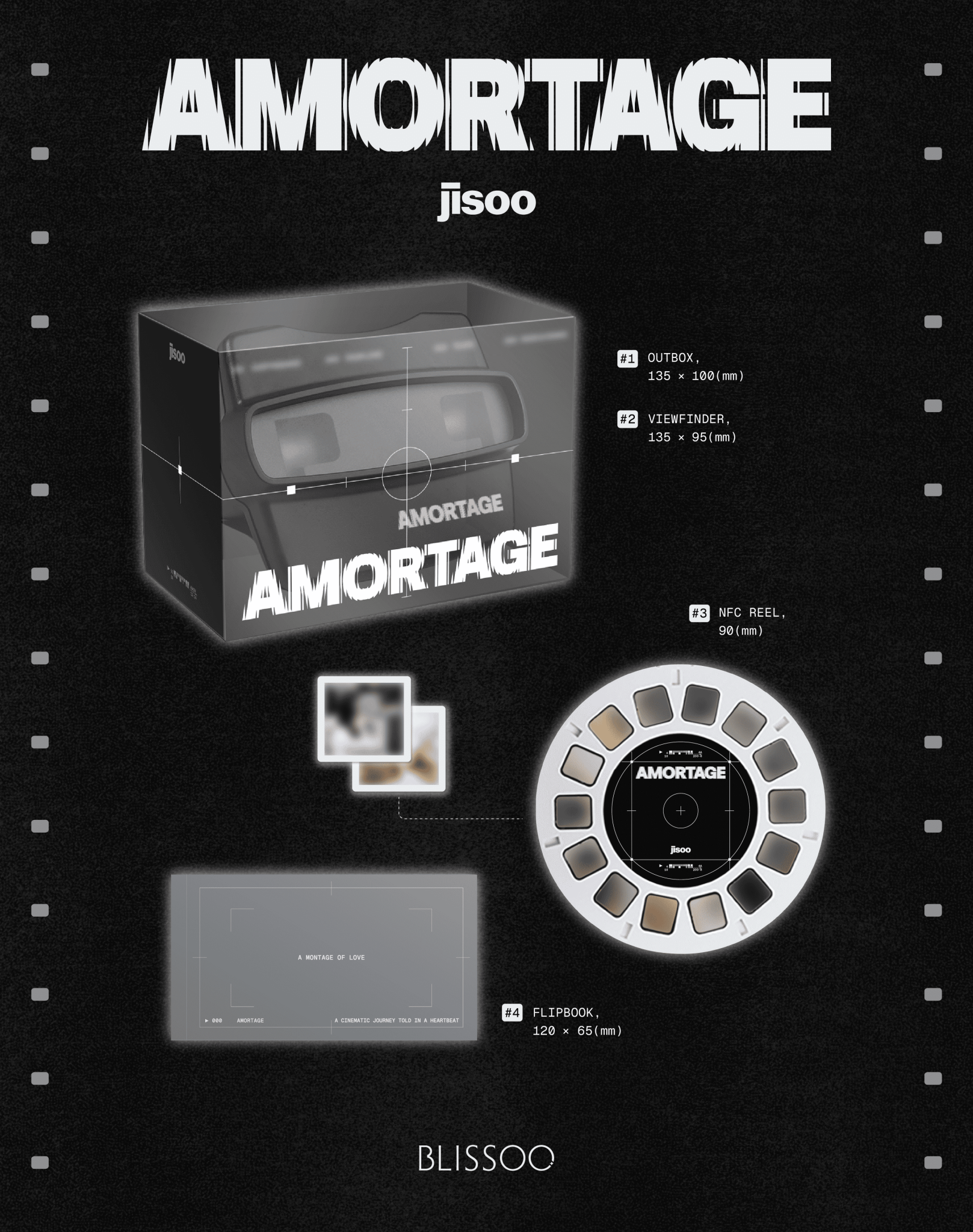 JISOO Mini Album AMORTAGE (REELS Version) – album ( / / ) | HobiEgo