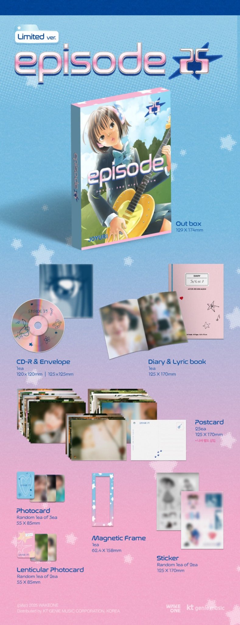 JO YURI 3rd Mini Album 'Episode 25' Episode: Moment (Limited Edition) – album ( / / ) | HobiEgo