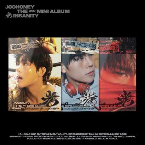 JOOHONEY (MONSTA X) 2nd Mini Album 光 INSANITY (Photobook Version) – album 8804775459283 (링 위의 호랑이 (BROWN) / / ) | HobiEgo K - pop Shop