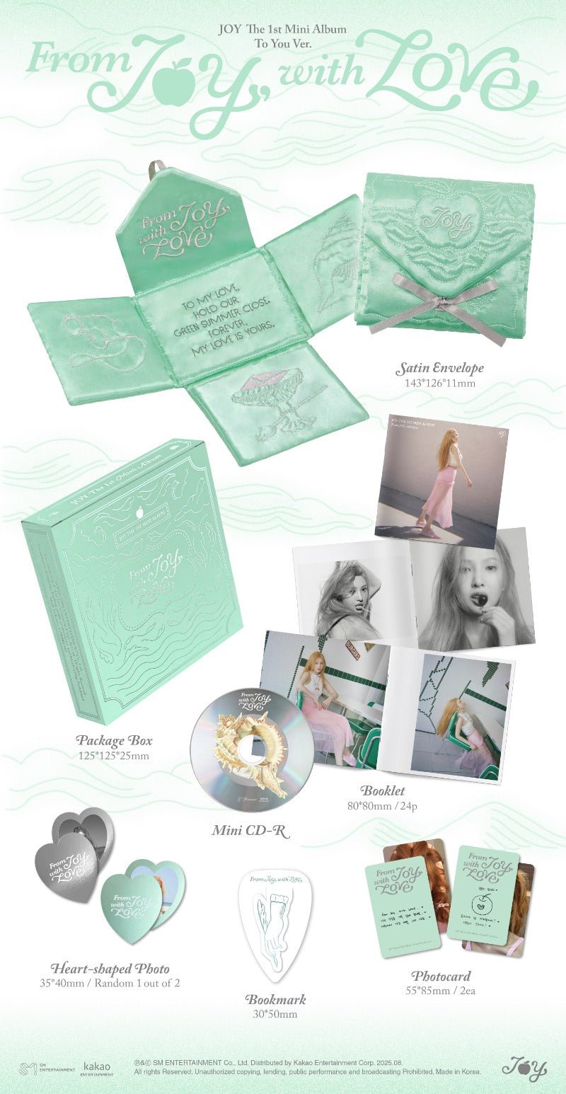 JOY 1st Mini Album From JOY, with Love (To You Version) – album ( / / ) | HobiEgo