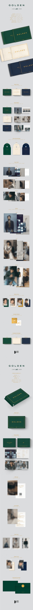 JUNGKOOK (BTS) [EARLY BIRD POB] GOLDEN (Set) + GOLDEN (Weverse albums version) – album ( / / ) | HobiEgo