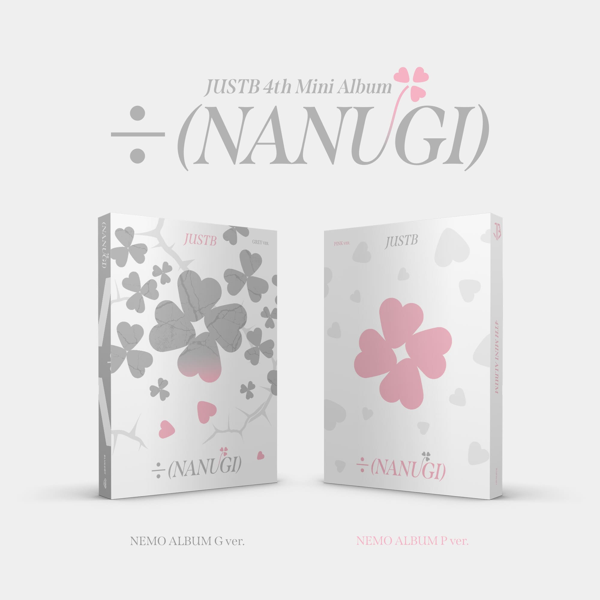 JUSTB 4th Mini Album ÷ (NANUGI) (NEMO ALBUM) – album (G (GREY) / / ) | HobiEgo