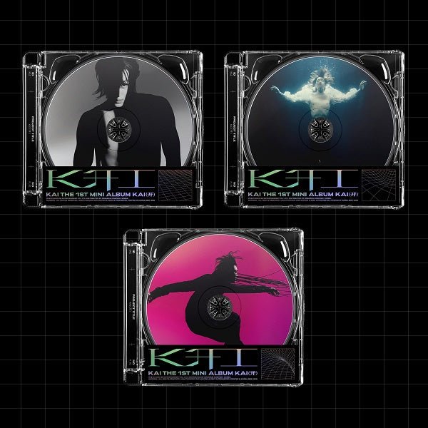 KAI 1st Mini Album - KAI (开) (Jewel Case Version) – album (A (Black) / / ) | HobiEgo