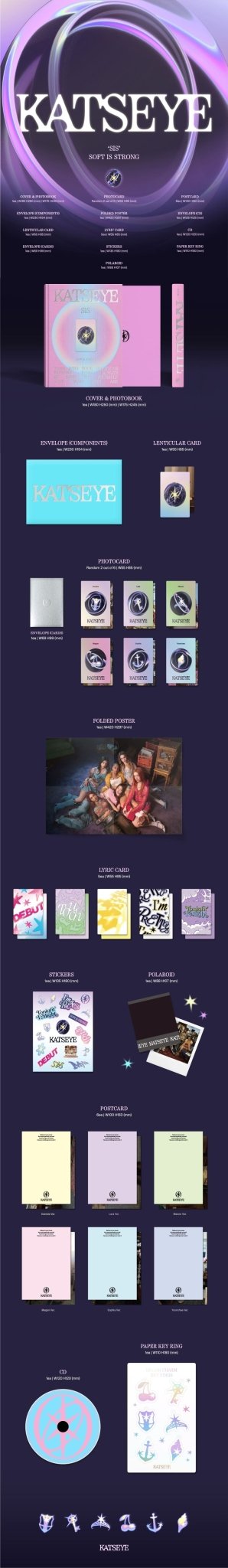 KATSEYE 1st EP SIS (Soft is Strong) – album (Soft (PINK) / / ) | HobiEgo