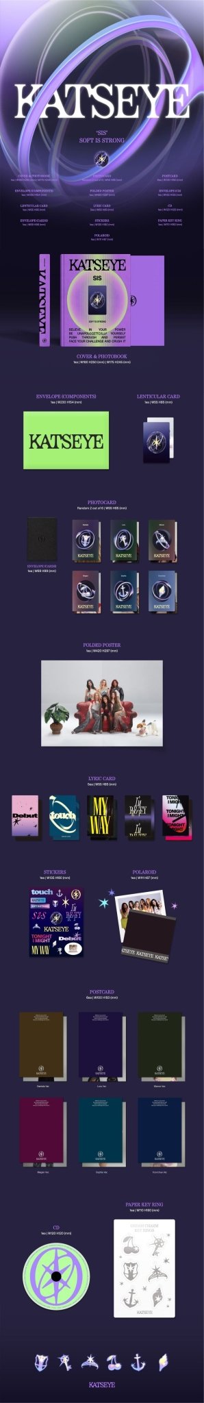 KATSEYE 1st EP SIS (Soft is Strong) – album (Soft (PINK) / / ) | HobiEgo