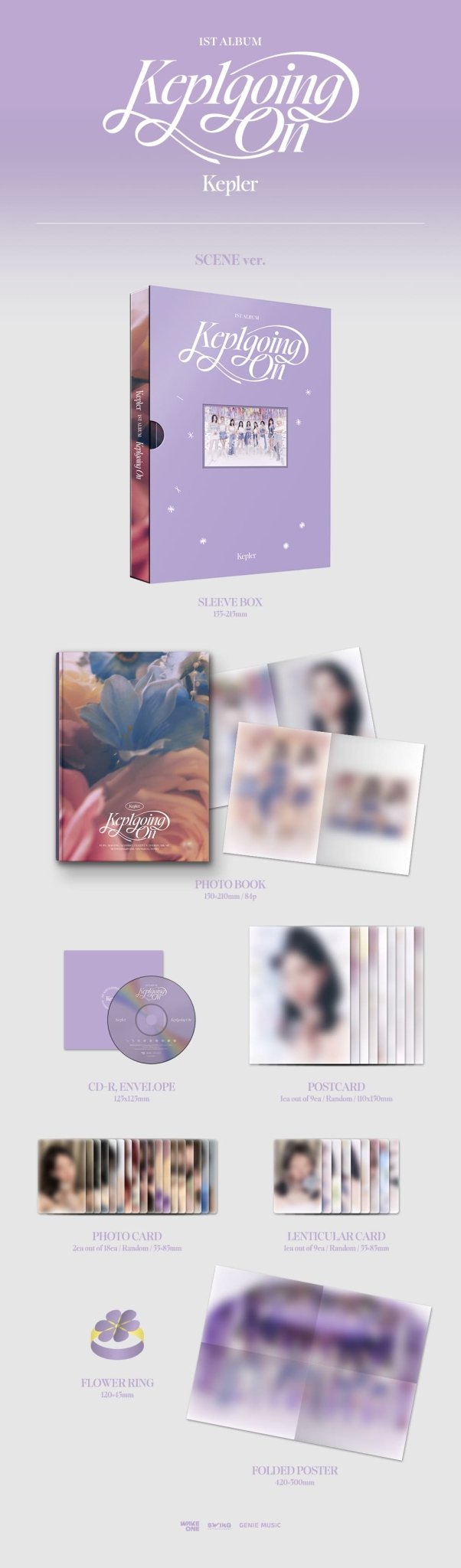 Kep1er 1st Album Kep1going On – album (Scene (LILAC) / / ) | HobiEgo