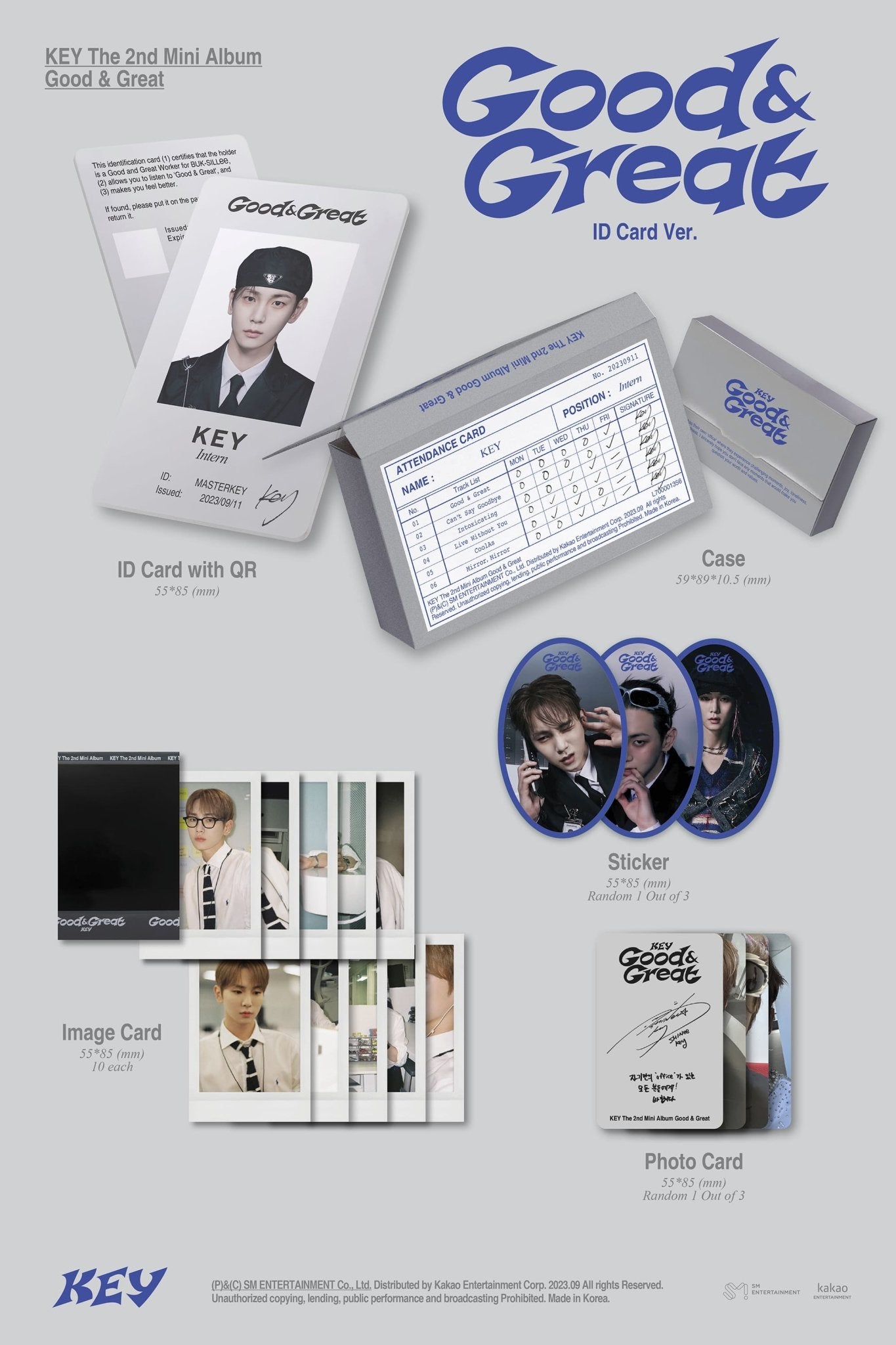 KEY 2nd Mini Album Good & Great QR Version – album ( / / ) | HobiEgo