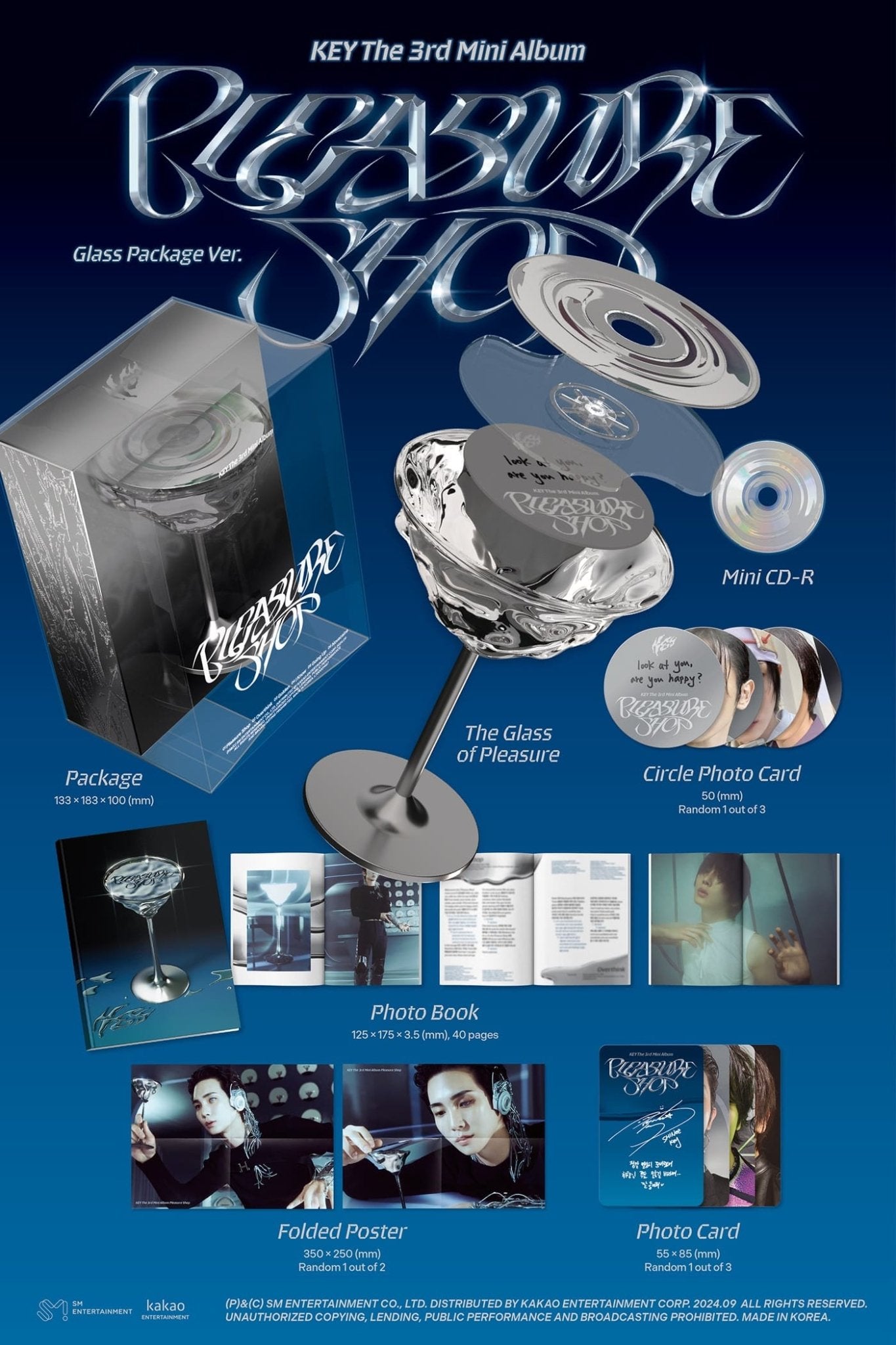 KEY 3rd Mini Album Pleasure Shop (Glass Package Version) – album ( / / ) | HobiEgo