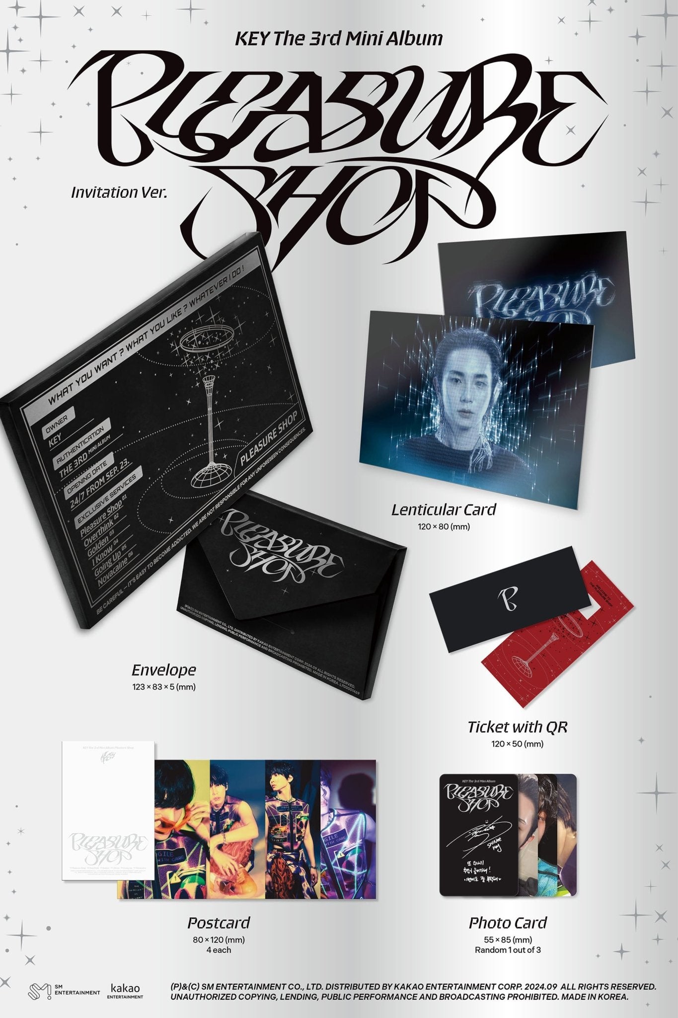 KEY 3rd Mini Album Pleasure Shop (Invitation Version) – album ( / / ) | HobiEgo