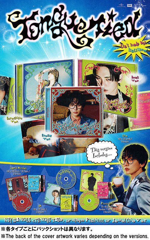 KEY Japanese Album Tongue Tied (Occult Version) – album ( / / ) | HobiEgo