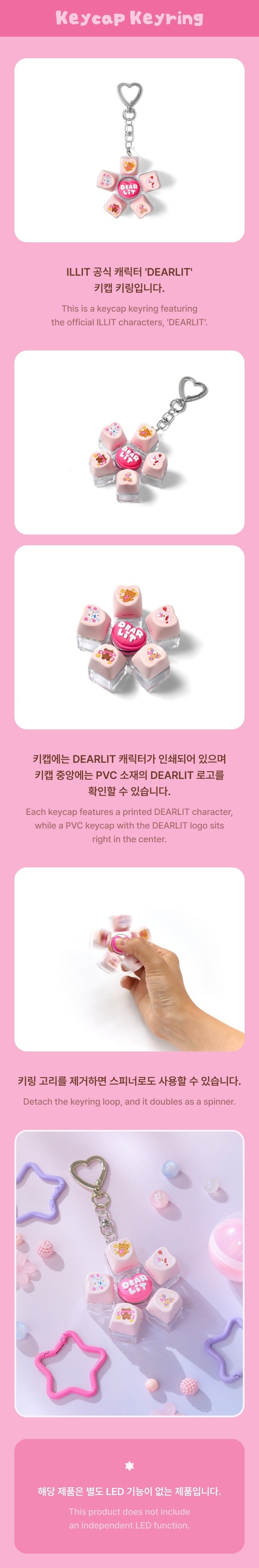 Pre-Order ILLIT MD DEARLIT Keycap Keyring