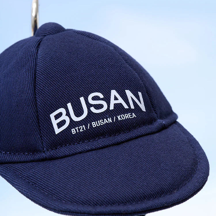 BT21 Ball Cap Keyring Busan