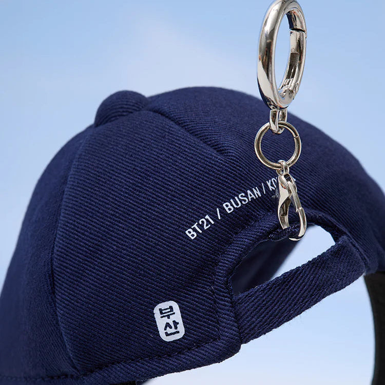 BT21 Ball Cap Keyring Busan