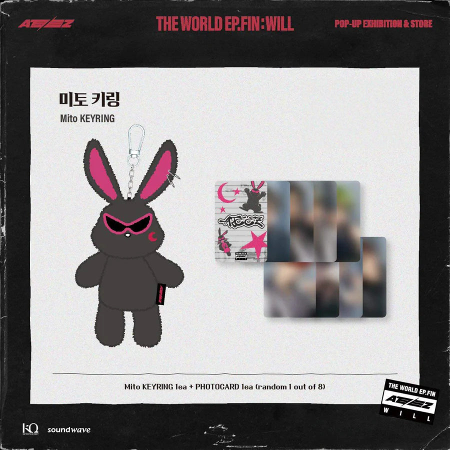ATEEZ THE WORLD EP.FIN: WILL Goods MITO Keyring