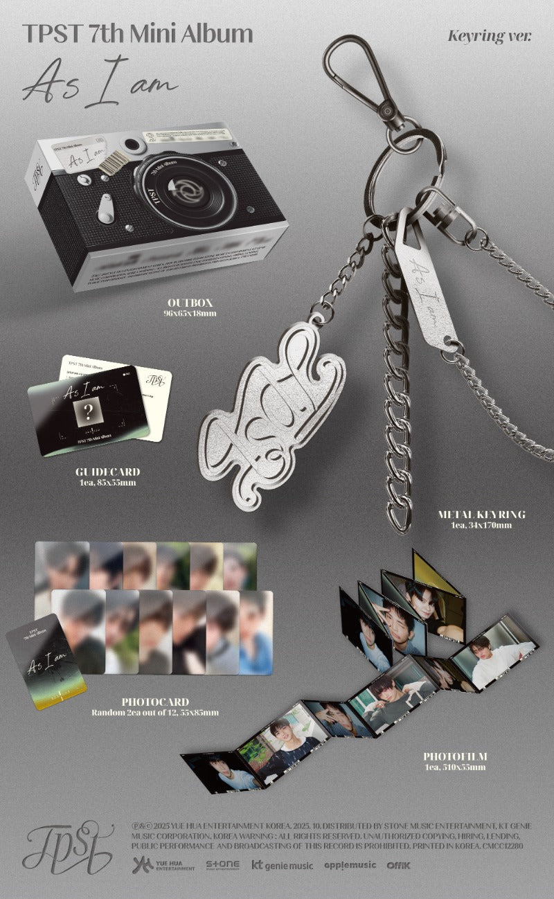 TEMPEST 7th Mini Album As I am (Keyring Version)