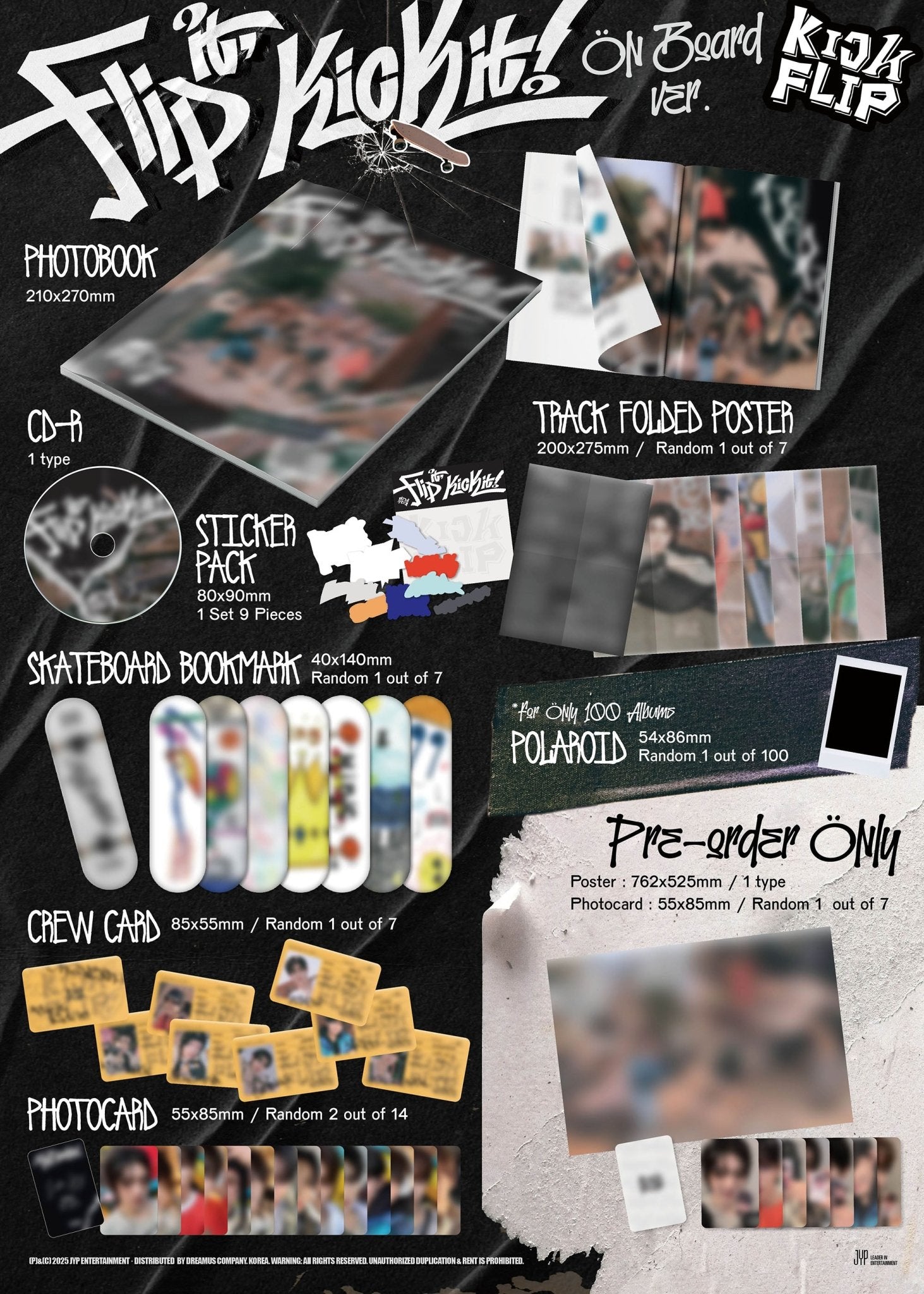 KickFlip 1st Mini Album Flip It, Kick It! – album (On Board / / ) | HobiEgo
