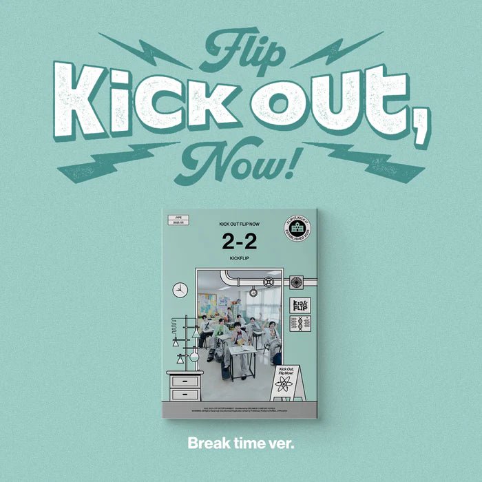 KickFlip 2nd Mini Album Kick Out, Flip Now! – album (Break Time (GREEN) / / ) | HobiEgo