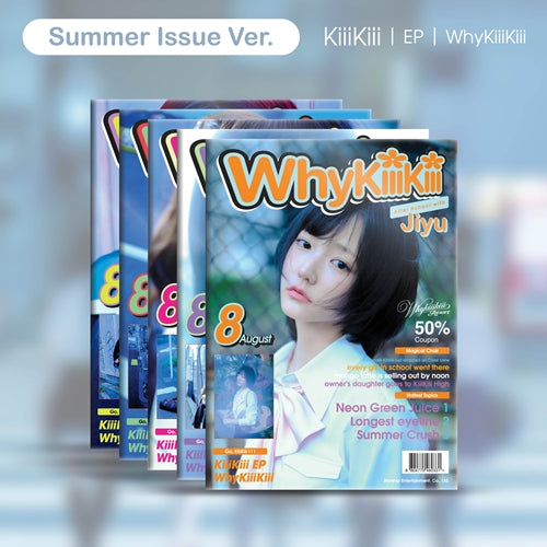 PRE-ORDER KiiiKiii EP WhyKiiiKiii (SUMMER ISSUE VERSION)