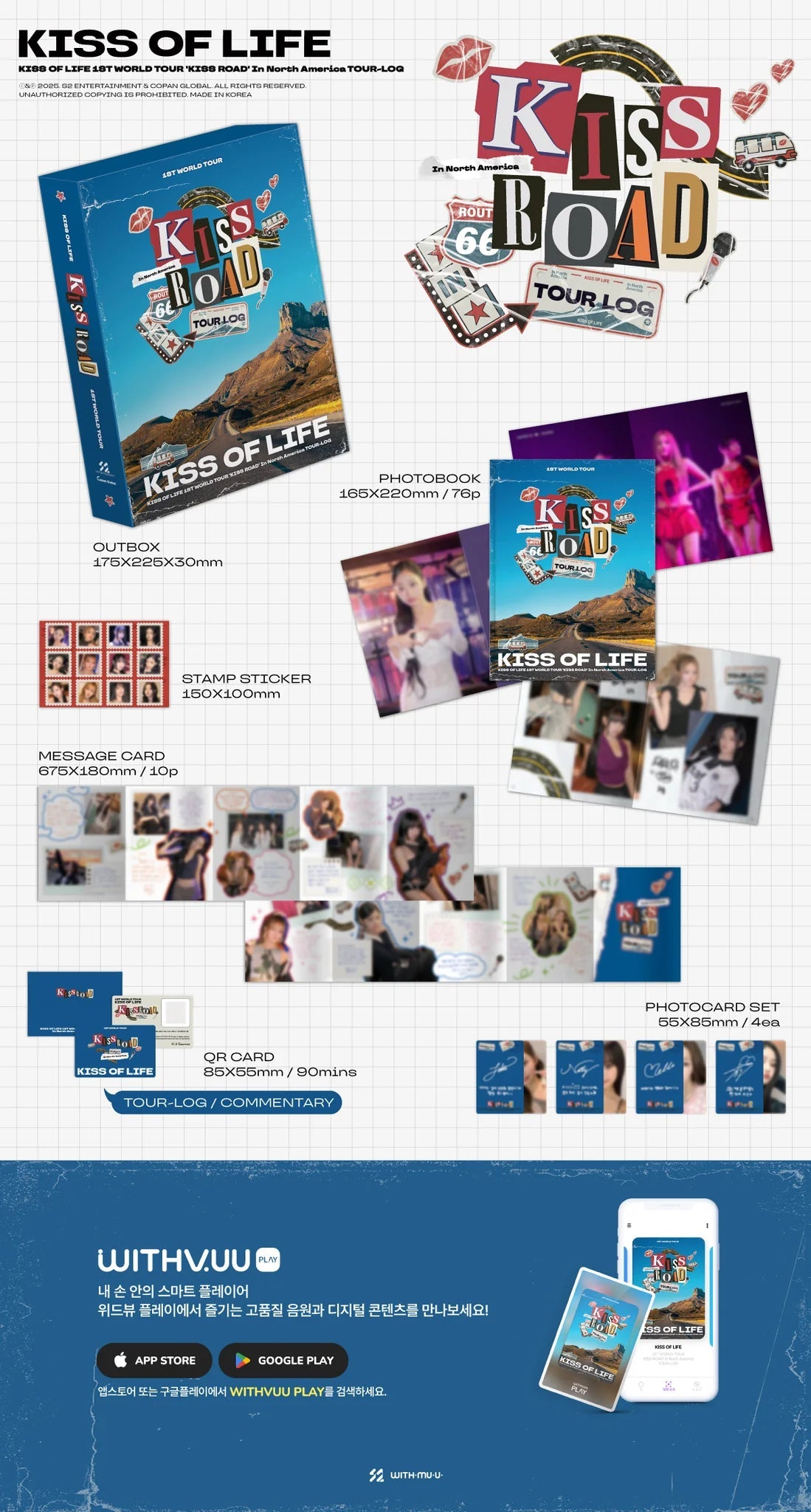 KISS OF LIFE 1st WORLD TOUR 'KISS ROAD' In North America TOUR - LOG – album ( / / ) | HobiEgo
