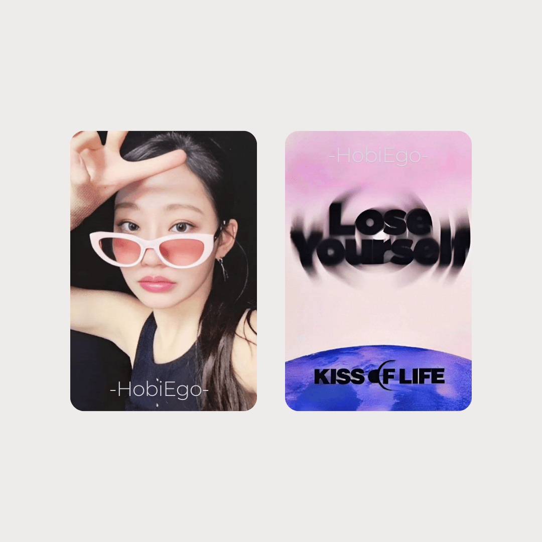 KISS OF LIFE 3rd Mini Album Lose Yourself APPLE MUSIC Photocards – Photocards (Julie Han / / ) | HobiEgo