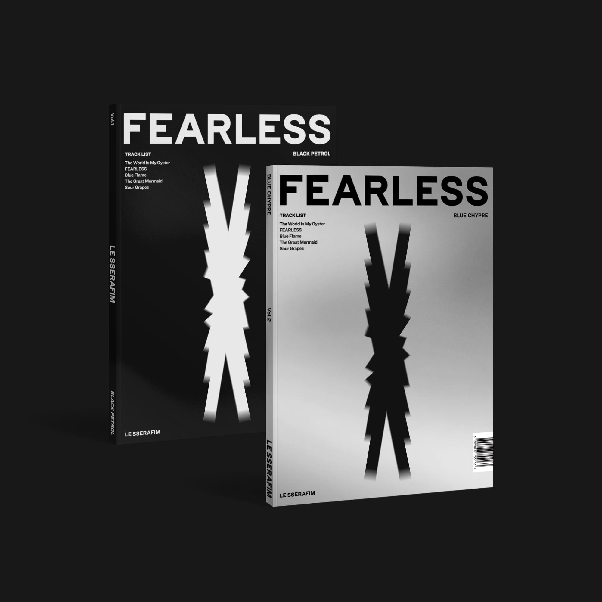 LE SSERAFIM 1st Mini Album FEARLESS – album (Black Petrol / / ) | HobiEgo