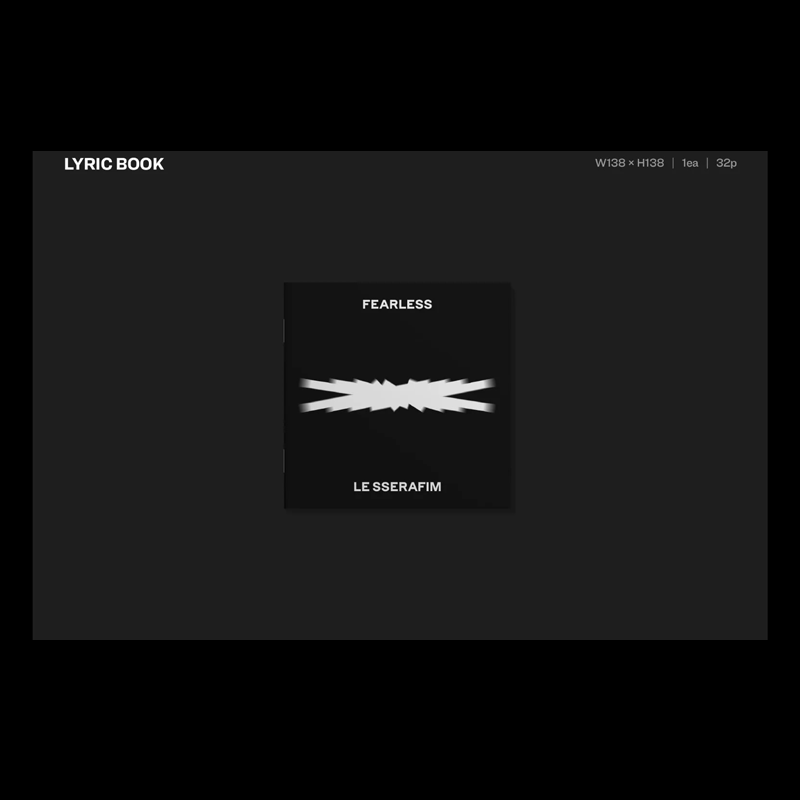 LE SSERAFIM 1st Mini FEARLESS (Monochrome Bouquet Ver) – album ( / / ) | HobiEgo