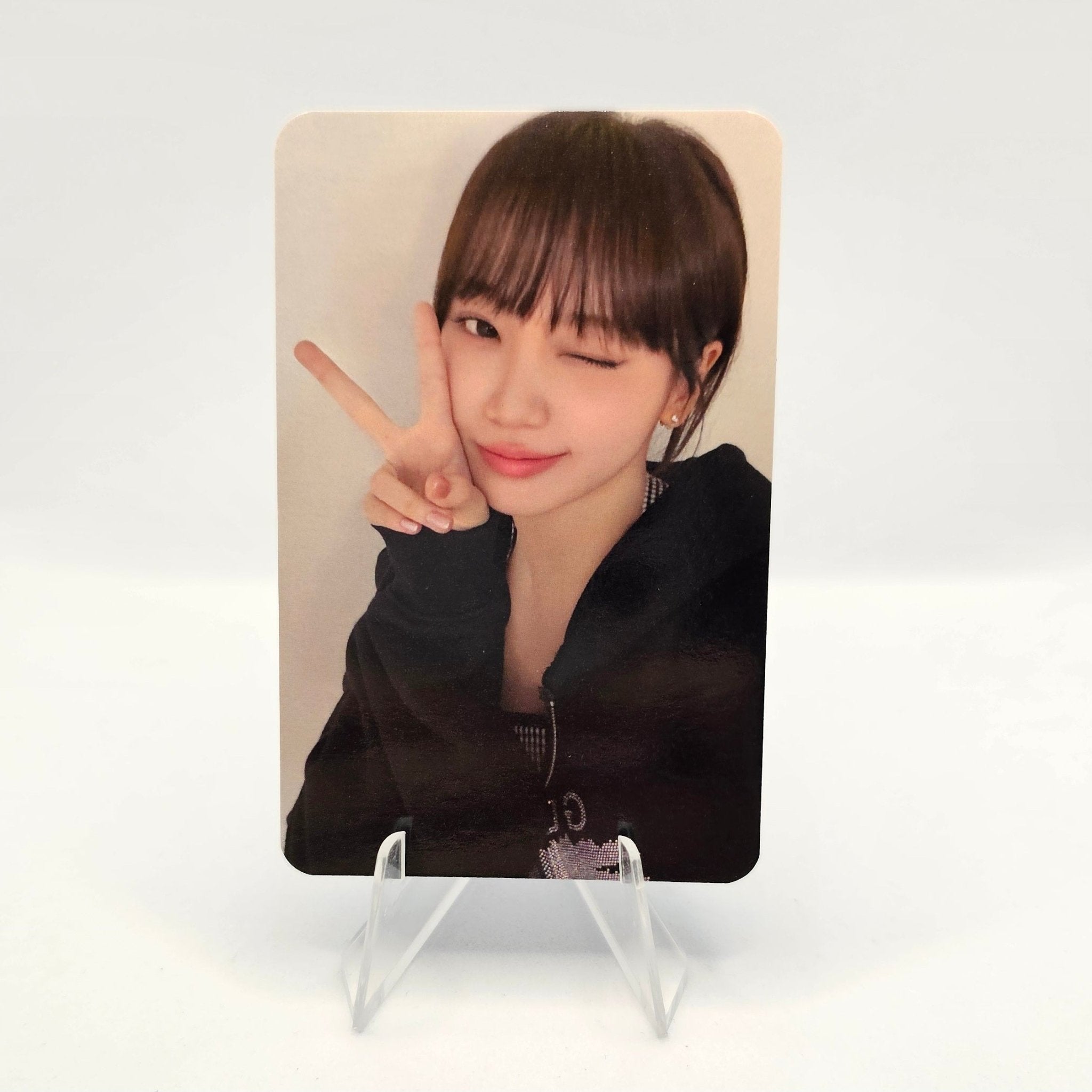 LE SSERAFIM 1st Single Album SPAGHETTI Sound Wave Photocards – photocard (Kim Chaewon / / ) | HobiEgo
