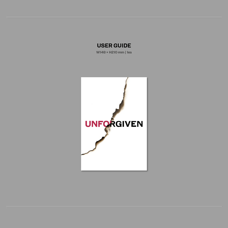 LE SSERAFIM 1st Studio Album UNFORGIVEN (Weverse Albums ver) – album (B / / ) | HobiEgo