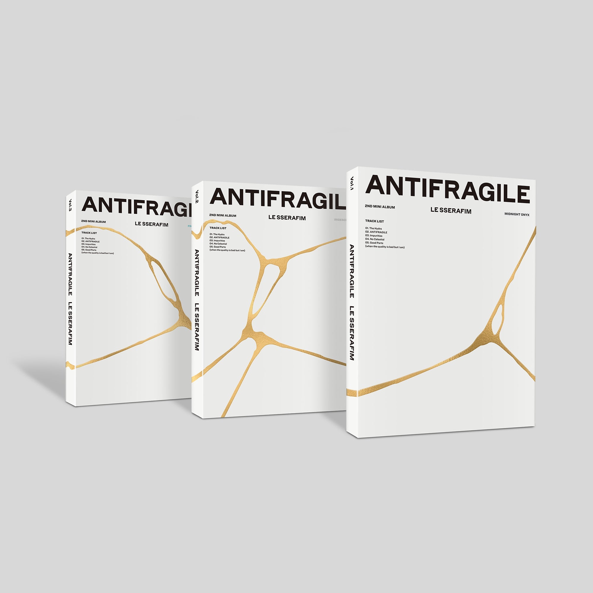 LE SSERAFIM 2nd Mini Album ANTIFRAGILE – album (Midnight Onyx / / ) | HobiEgo