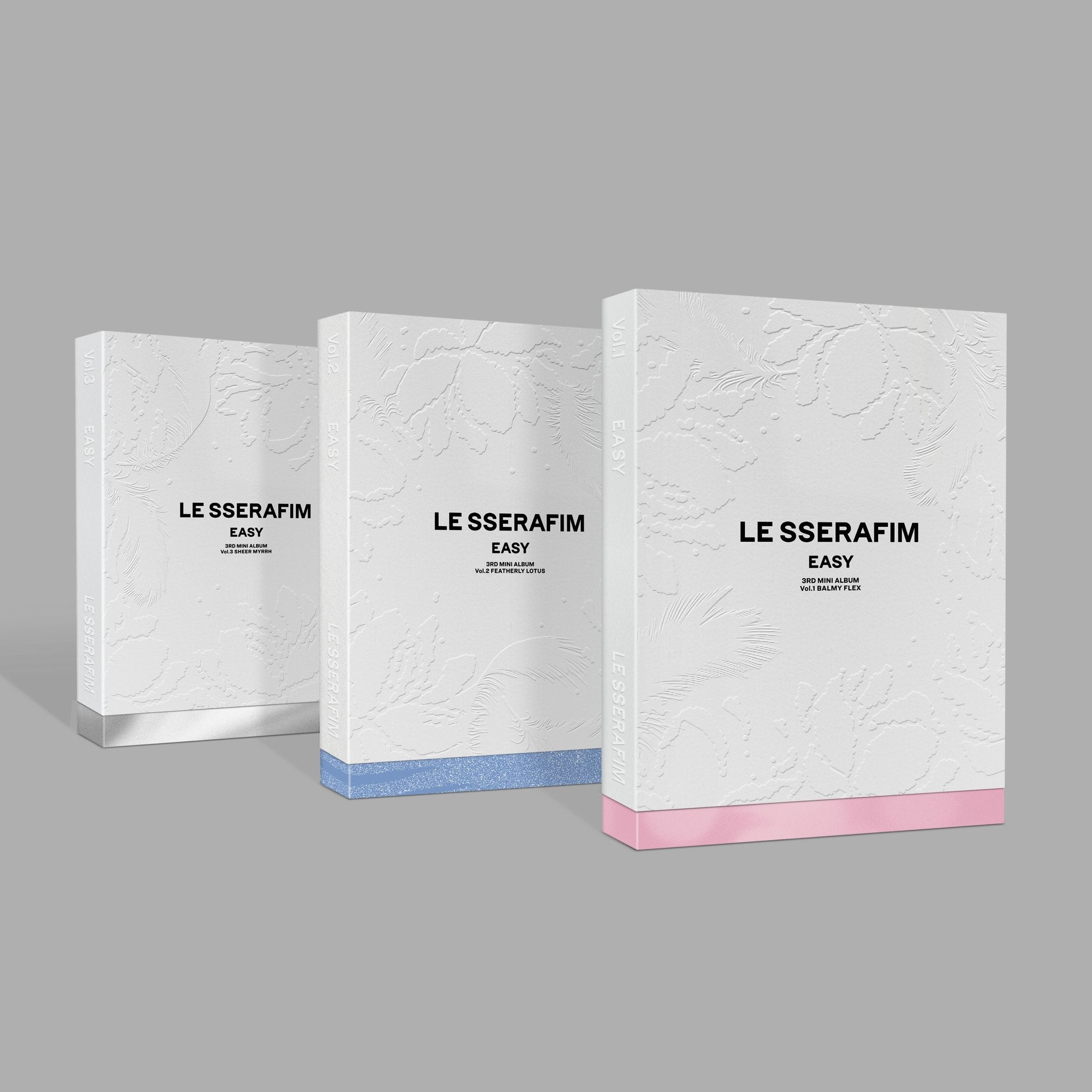 LE SSERAFIM 3rd Mini Album EASY – album (Vol.1 BALMY FLEX / / ) | HobiEgo