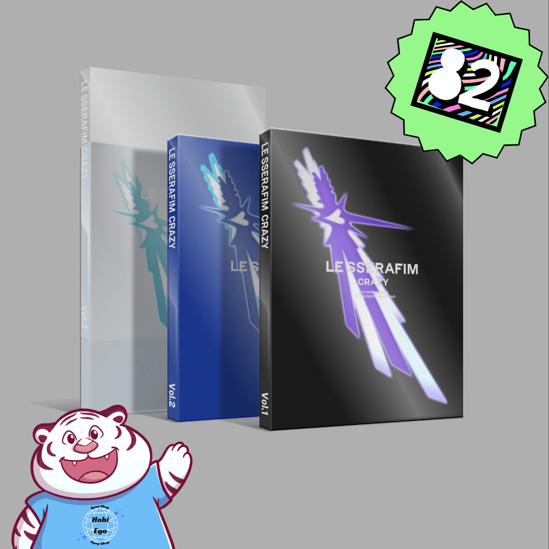 LE SSERAFIM 4th Mini Album CRAZY (hello82 EXCLUSIVE) – album (Vol.1 THUNDERING CEDAR / / ) | HobiEgo