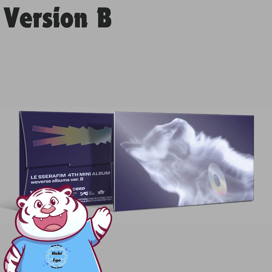 LE SSERAFIM 4th Mini Album CRAZY (Weverse Albums Version) – album (B / / ) | HobiEgo