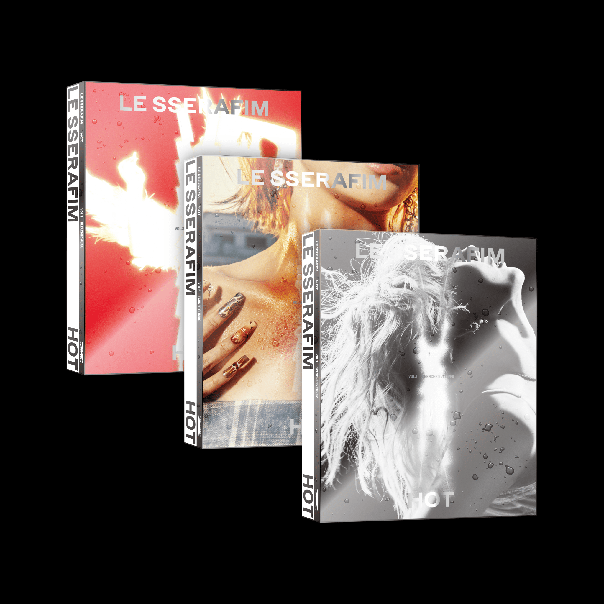 LE SSERAFIM 5th Mini Album HOT – album (Vol. 1 DRENCHED VETIVER / / ) | HobiEgo