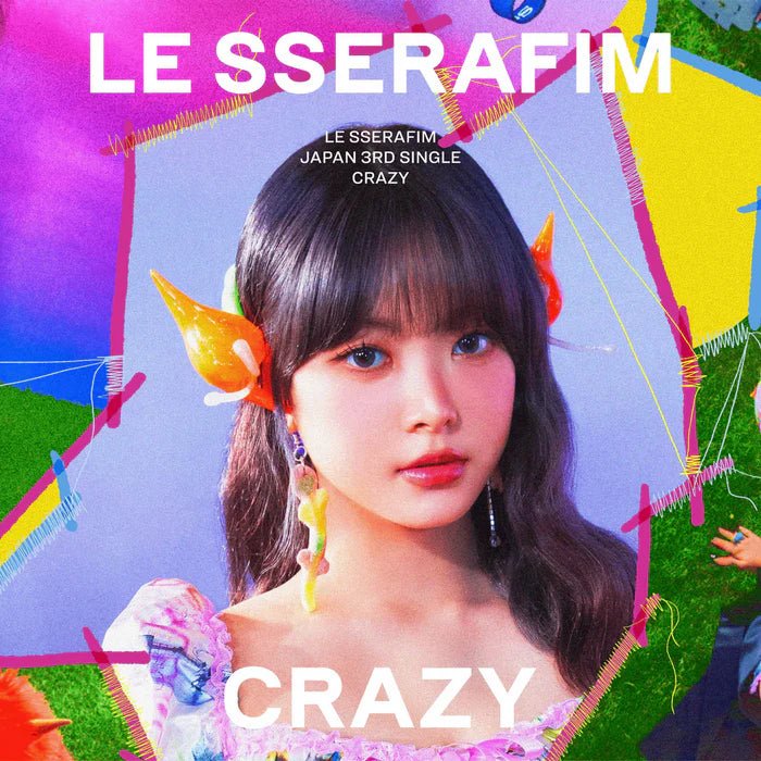 LE SSERAFIM Japanese Album CRAZY (Limited Member Solo Jacket Version) – album (Eunchae / / ) | HobiEgo