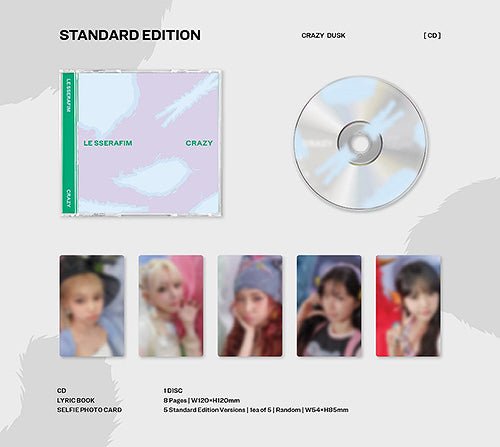 LE SSERAFIM Japanese Album CRAZY (Regular Edition) – album ( / / ) | HobiEgo
