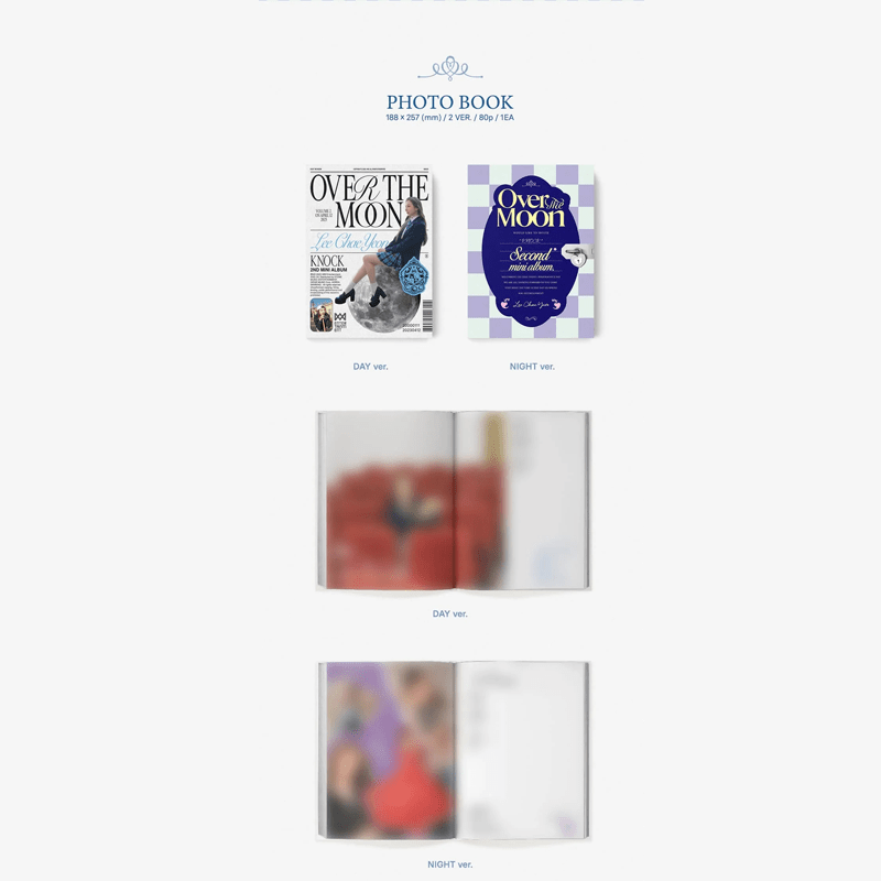 LEE CHAE YEON 2nd Mini Album Over The Moon – album (Night / / ) | HobiEgo